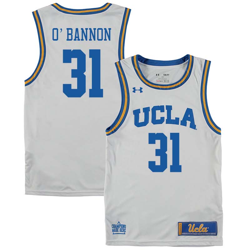 Men #31 Ed O'Bannon UCLA Bruins College Basketball Jerseys Sale-White - Click Image to Close